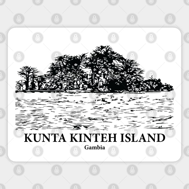 Kunta Kinteh Island - Gambia Magnet by Lakeric